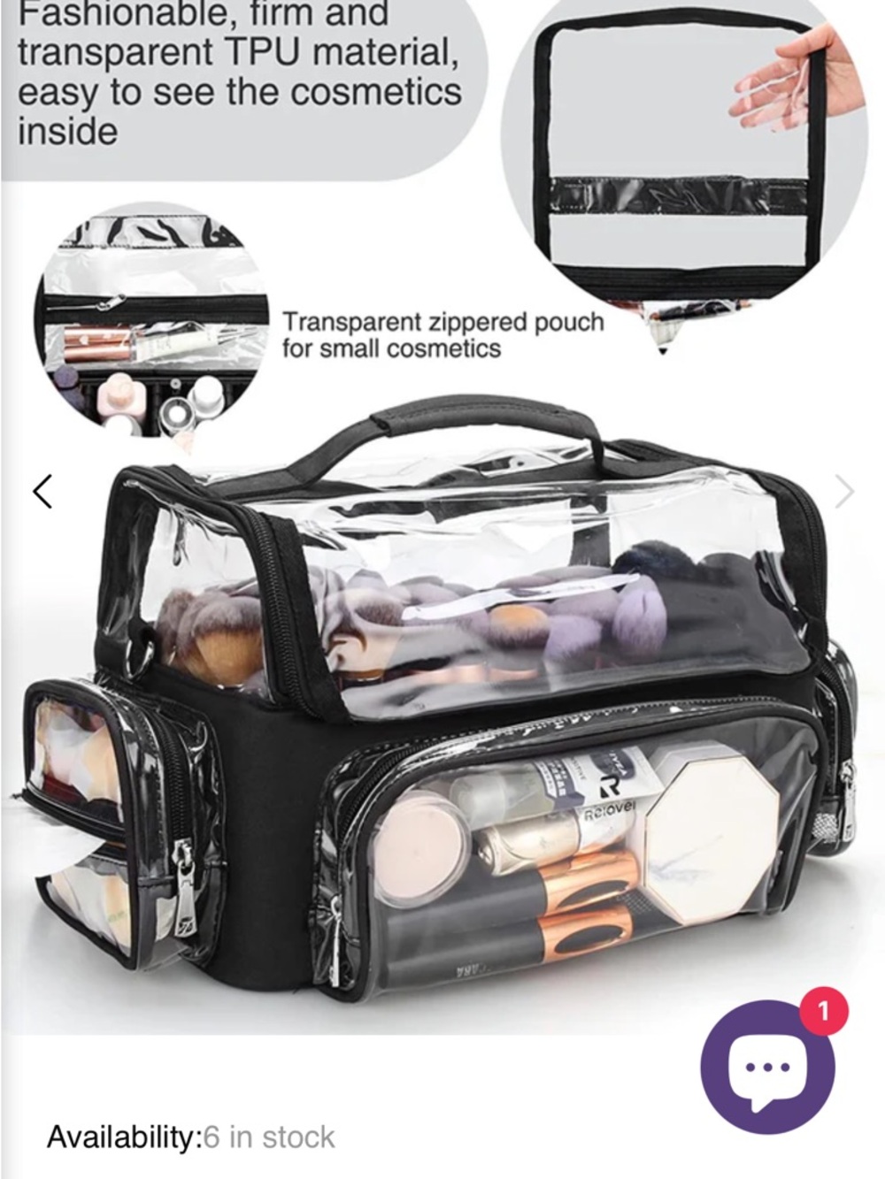Professional makeup artist brush case